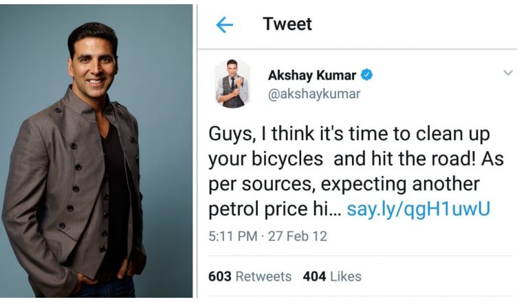 Akshaya Kumar Xnxx Video - Akshay Kumar's tweet delete saga proves how the BJP regime has compelled  actors to be silent and s**t scared - Filmy Fenil