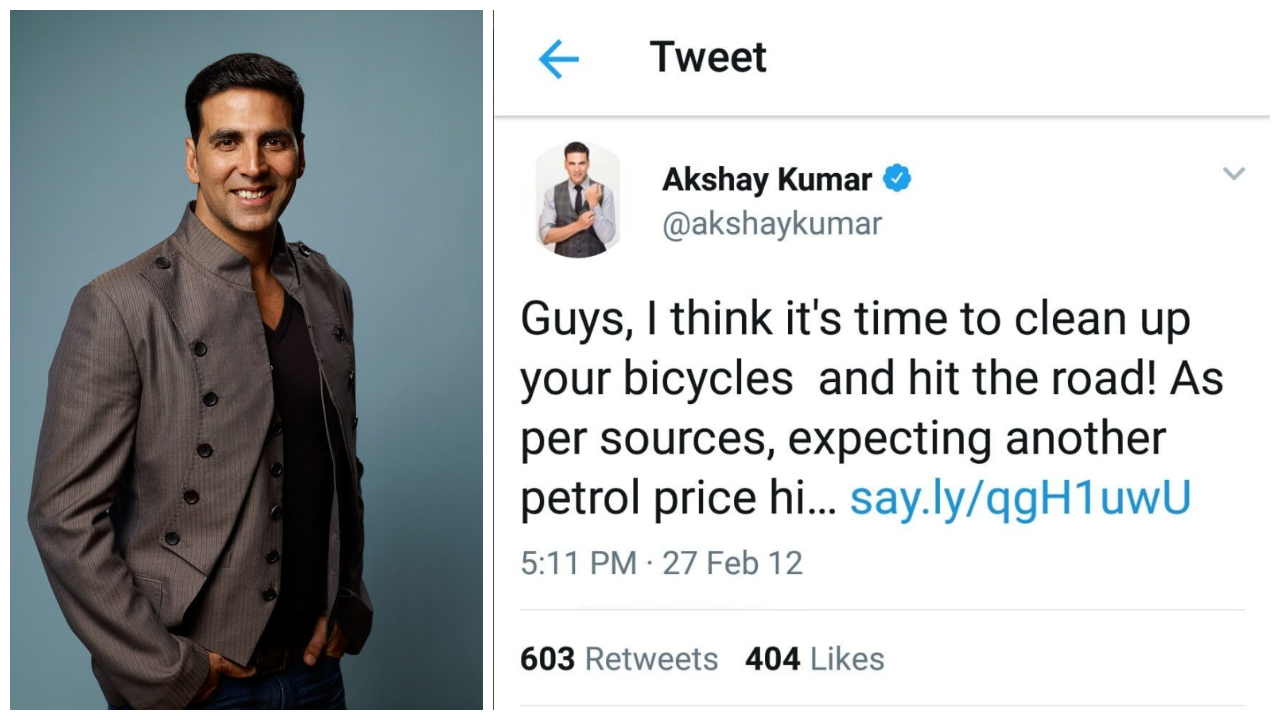 Xxx Patlu - Akshay Kumar's tweet delete saga proves how the BJP regime has compelled  actors to be silent and s**t scared - Filmy Fenil